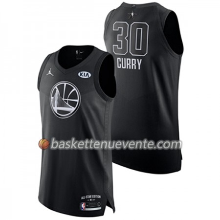 Maillot Basket Golden State Warriors Stephen Curry 30 2018 All-Star Jordan Brand Noir Swingman - Homme